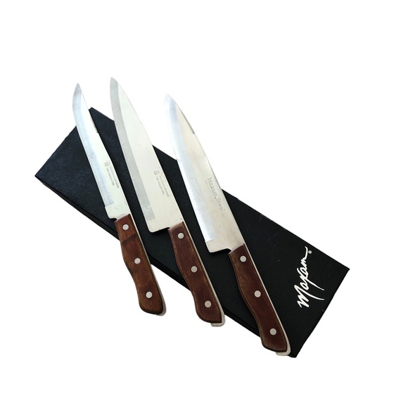 Maxam Precision Hollow Ground Fine Stainless Steel Knives - Picture 10 of 15